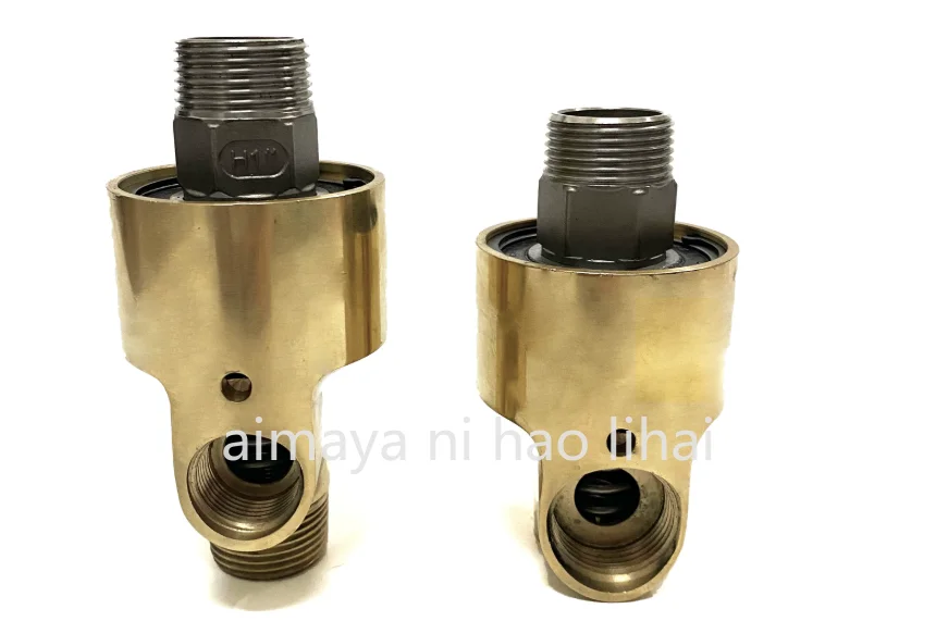 HS40 DN40 1-1/2 1.5 inch cooling water copper  two-way joint swivel joint rotary joint rotary union HS rotating connector