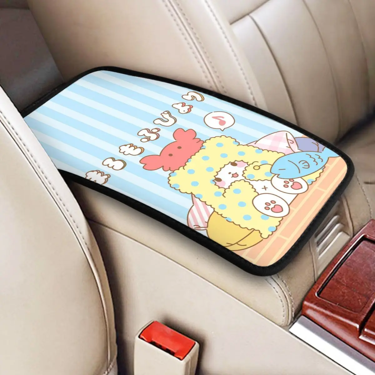 

Marumofubiyori Maru милый мультфильм автомобильная центральная консоль подушка подлокотник автомобиля чехол для сиденья протектор для декора автомобиля универсальный