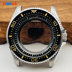 42mm Transparent SKX007 Watch Case  Fit For NH34 NH35 NH36 4R35 7S26 Movement SKX007 SKX009 SRPD Sapphire Glass Watch Cases