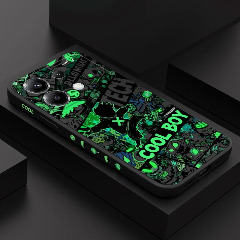 

Cool Guy Graffiti Phone Case For Xiaomi Poco F7 X7 X6 F6 M6 M5 M5S F5 X5 F4 X4 M4 F3 M3 X3 Pro 4G 5G GT Silicone Cover