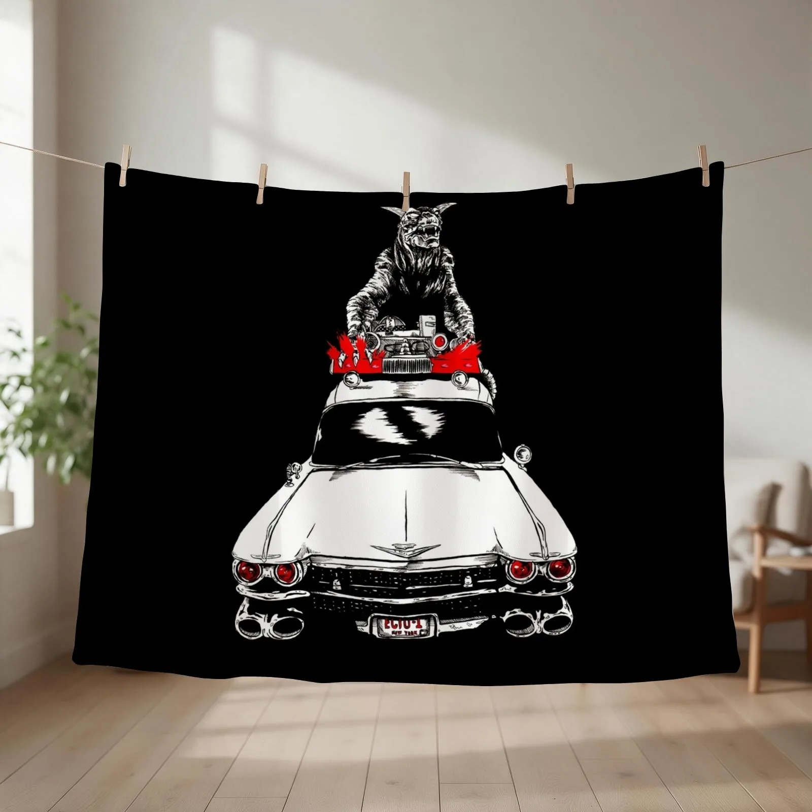 Who ya gonna call ? Throw Blanket couch cozy soft plush fuzzy picnic outdoor blanket