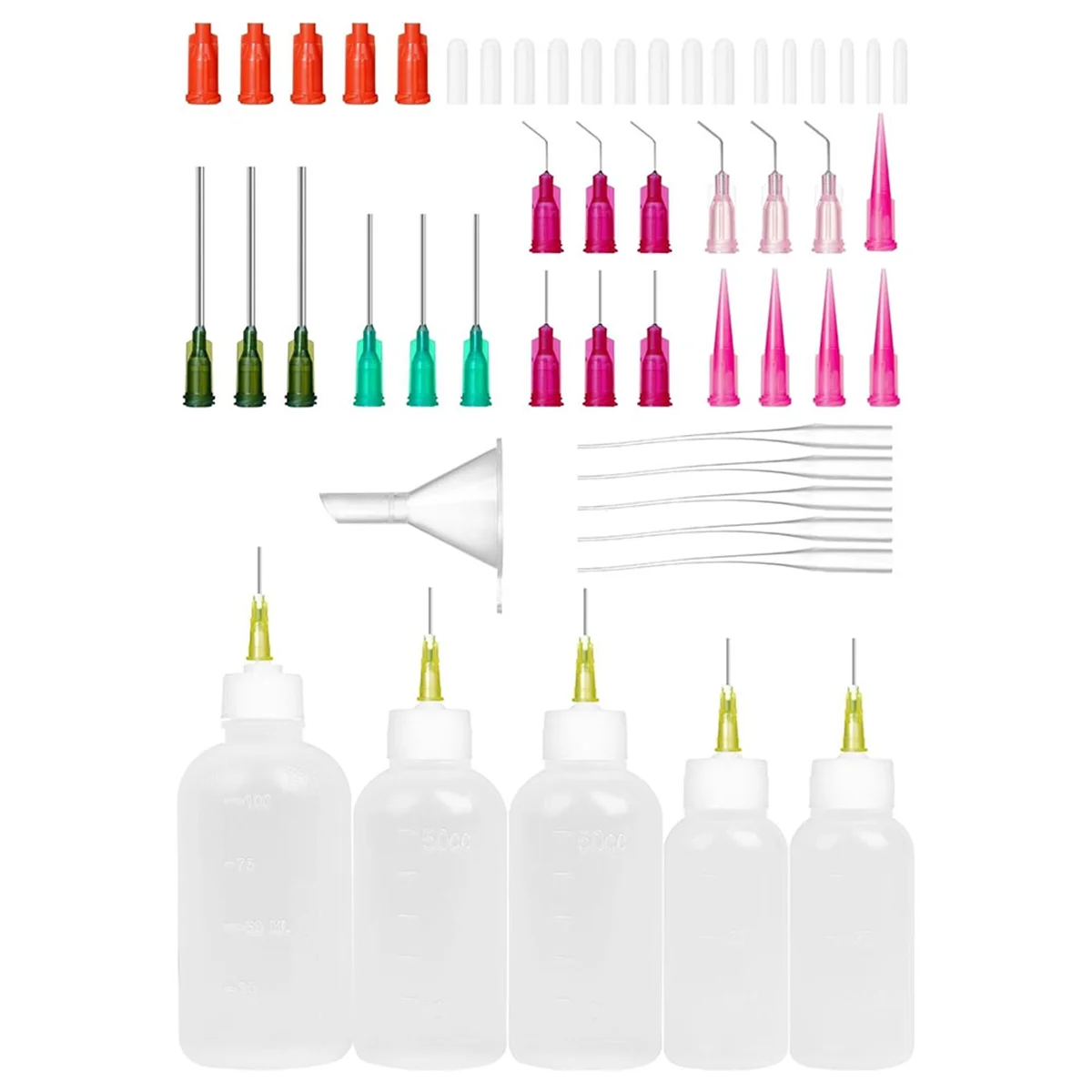 3 Sizes Needle Tip Squeeze Bottle,Precision Tip Applicator Bottle,Craft Glue Bottles with Fine Tip for Craft Art Project