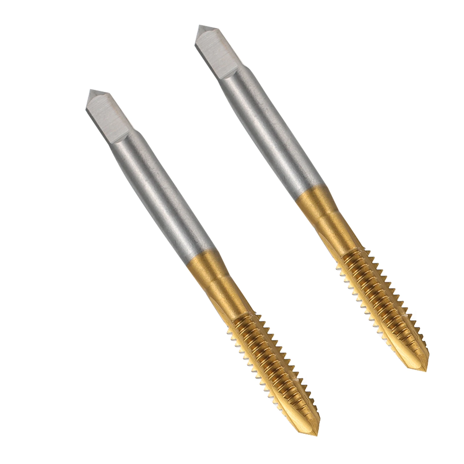 

2pcs High-Speed Steel Drill Bits Titanium Coated Tapping Tools For Stainless Steel Aluminum Drilling Machines Accessories