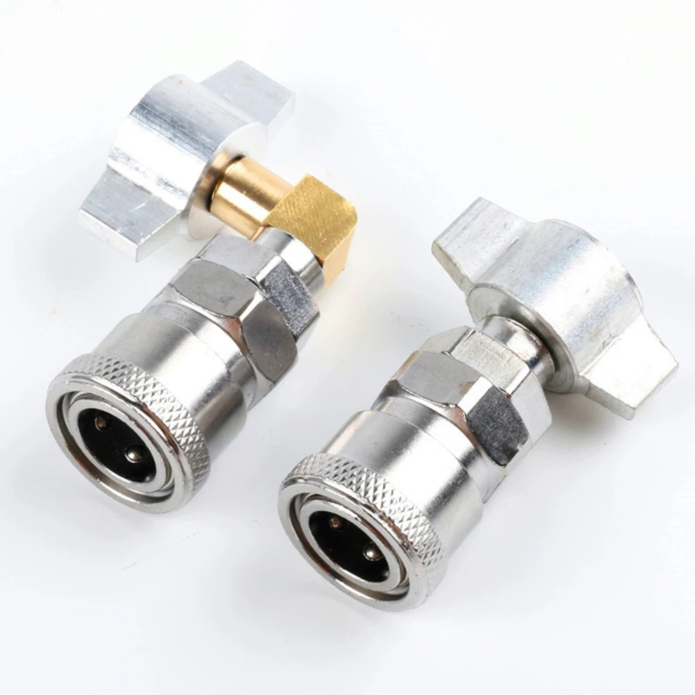 1pc Truck Dust Blower Pneumatic Connector Straight Elbow Integrated Fast Connection Metal Pneumatic Replacement Parts