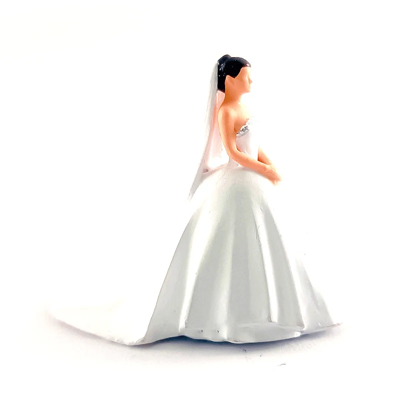 In Stock 3D Print 1/87 1/64 Marriage Propose lovers Miniature Figure Diorama Model Creative Scene Prop Display Decor Craft Toys