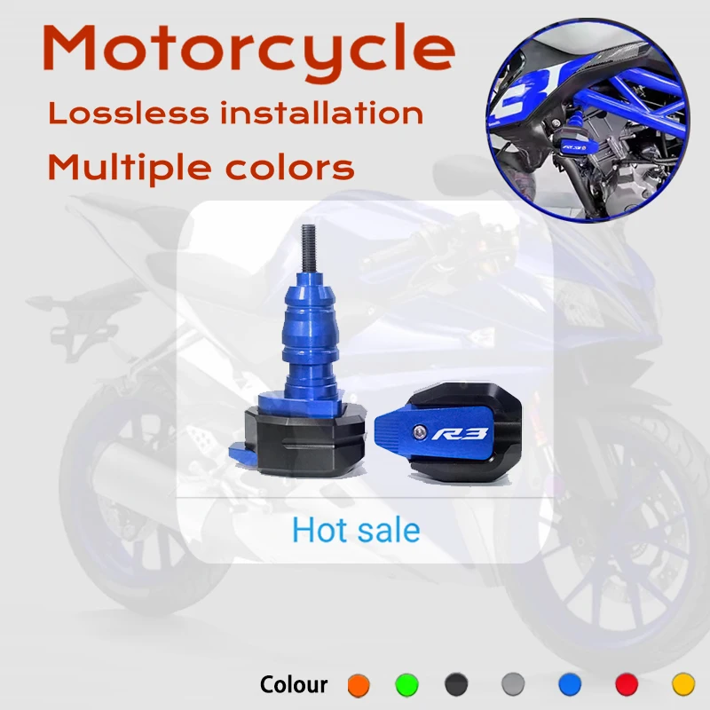 

Motorcycle Falling Protection Frame Slider Fairing Guard Anti Crash Pad Protector Fit For YZF-R3 YZFR3 YZF R3