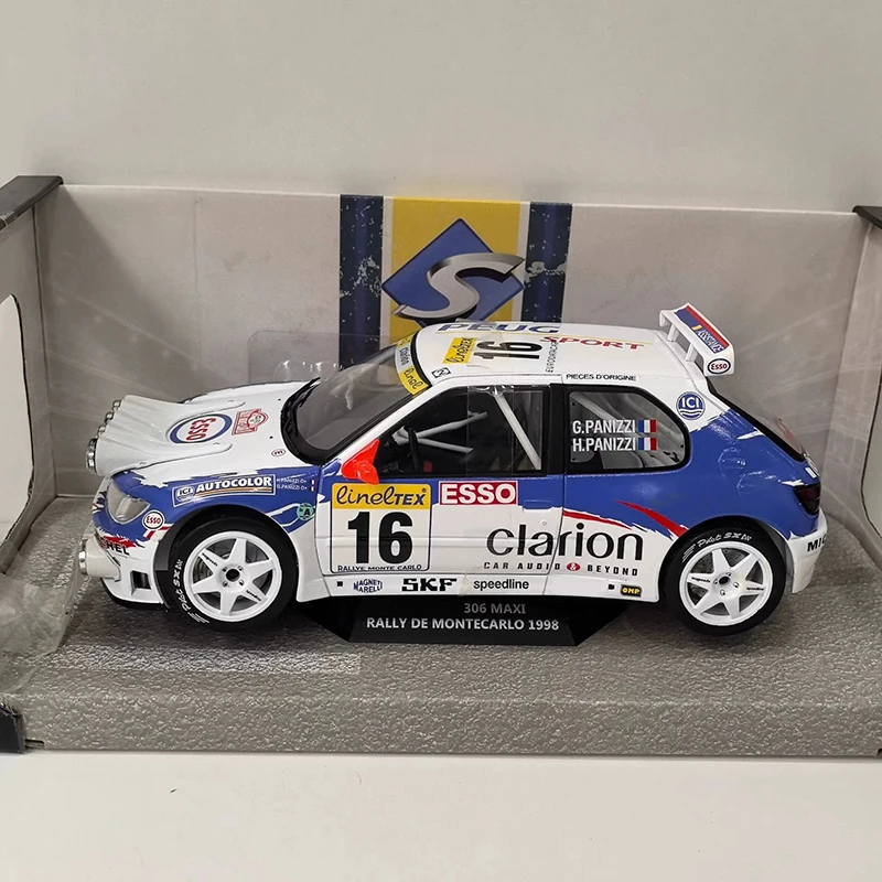 Solido Scala 1/18 306 MAXI 1998 # Collezione statica di modello di auto in lega 16, regali di festa decorati, giocattoli, regalo souvenir