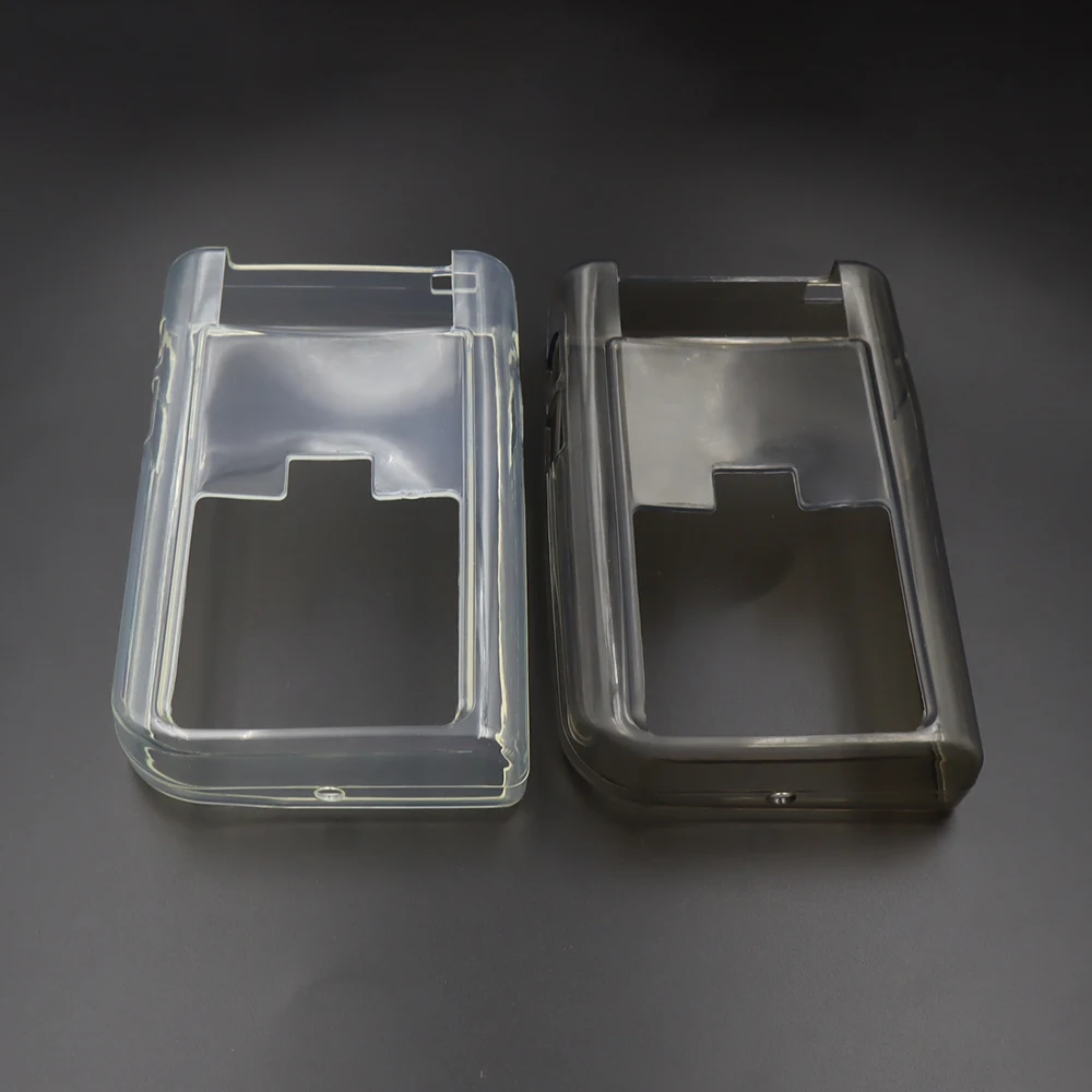 1 conjunto de capa transparente tpu capa protetora para controlador de jogo gb capa macia transparente com filmes de tela