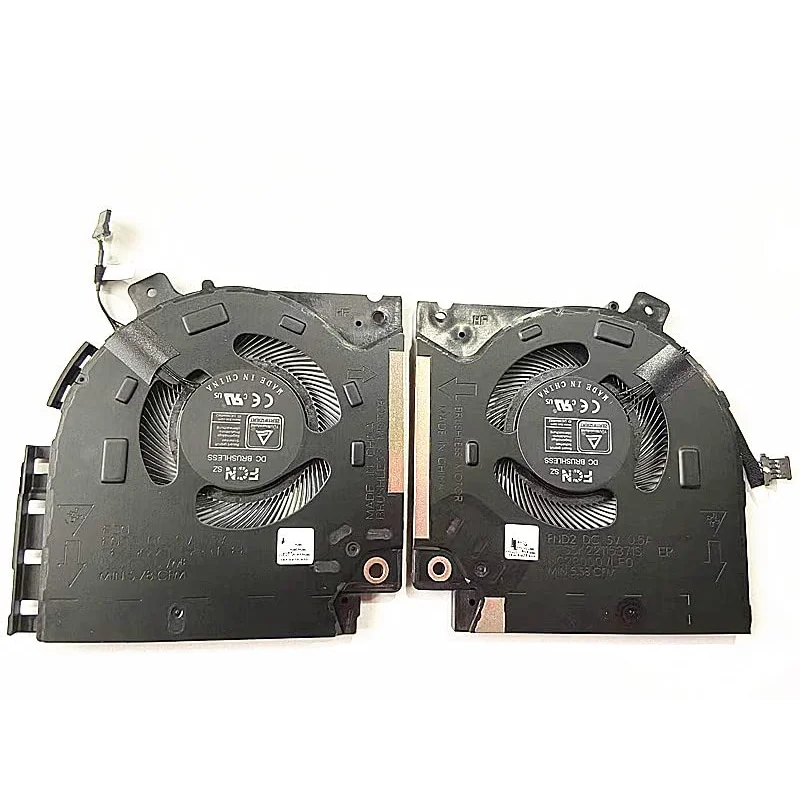 Ventilador de refrigeración CPU + GPU para Dell Alienware X15 R1 RTX30 Series 082VD4 0V0G61 DFS5K22305283T FND3 DFS5K22115371S FND2 DC5V 0.5A