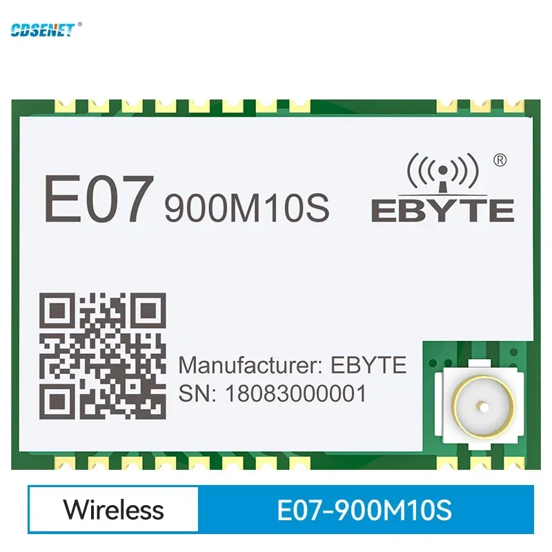 10pcs a Lot CC1101 915MHz LoRa SPI Wireless rf Module CDSENET E07-900M10S IOT SMD 915 MHz rf Receiver Transmitter CC1101 Chip