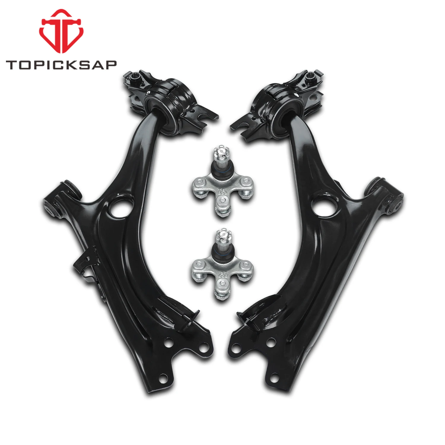 TOPICKSAP 2Pcs Front Left/Right Lower Control Arm w/Ball Joint Assembly for Honda Civic 2016-2017 CMS601239 CMS601240