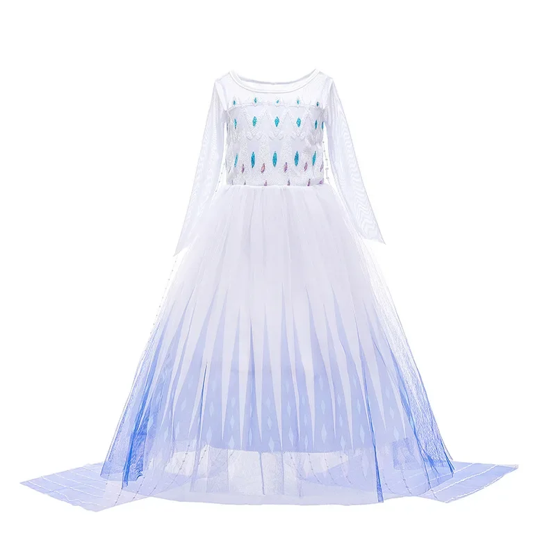 

Princess Girls Elsa Cosplay Costume Dress Summer Elsa Dress Festival Cinderella Spring and Autumn Love Sand Ice and Snow Dress