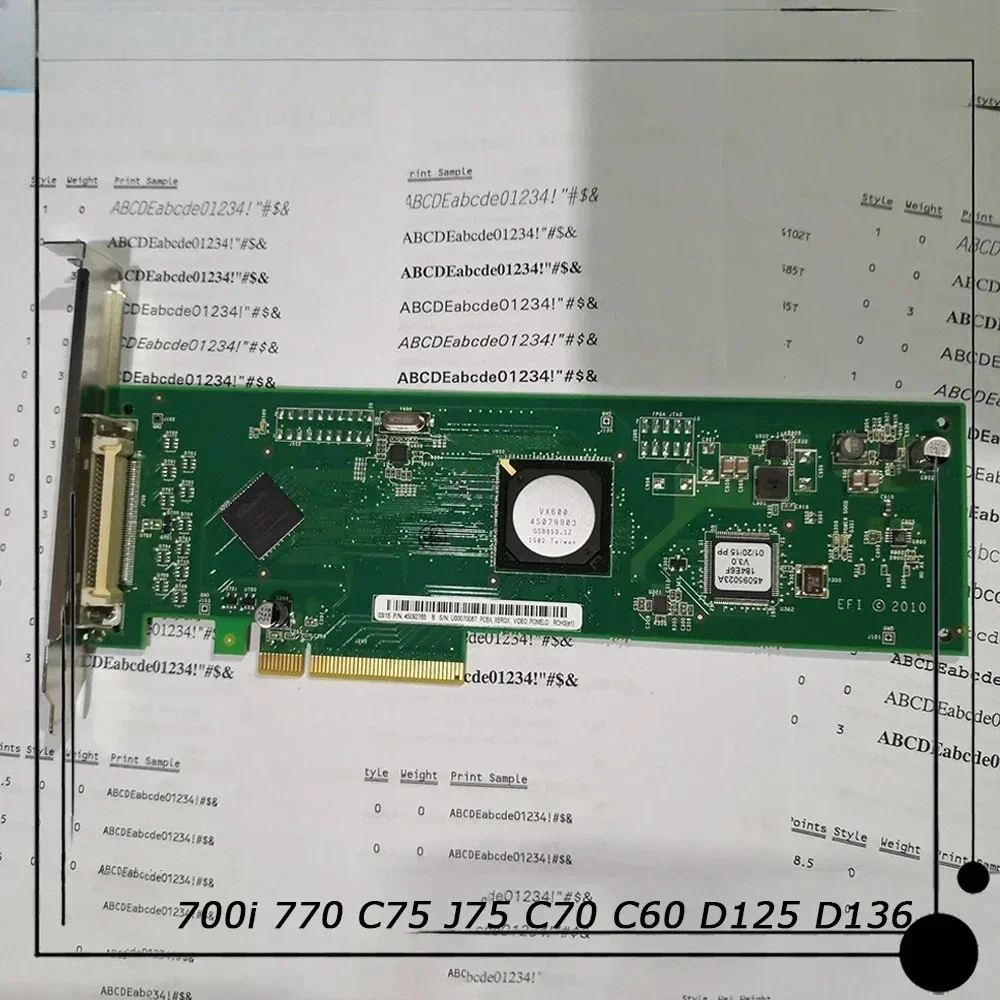 

45092765 700i 770 C75 J75 C70 C60 D125 D136 для серверной печати Xerox, цветная карта подключения