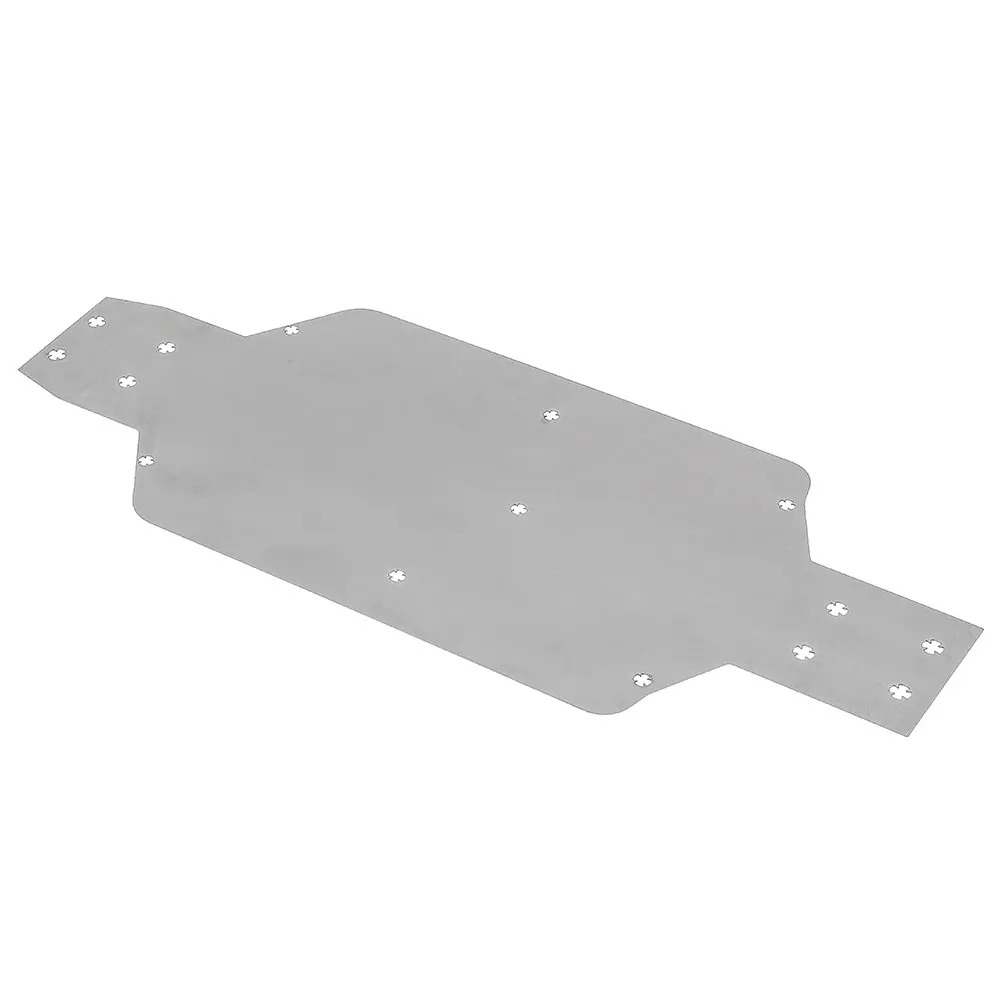 Protección inferior de acero inoxidable 304 resistente para MJX Hyper Go 7303 1/7 Pull Back RC Car