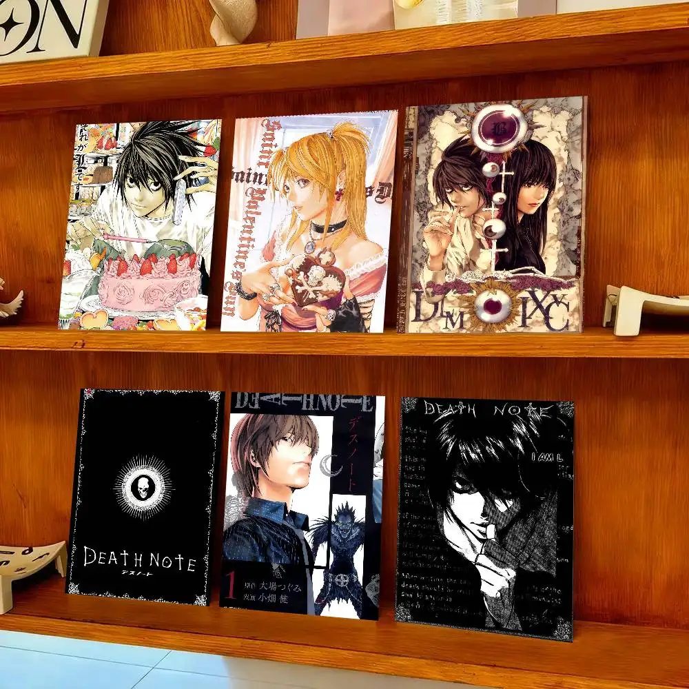 Anime D-Death Note JAPAN   Vintage Posters Sticky Retro Kraft Paper Sticker DIY Room Bar Cafe Kawaii Room Decor