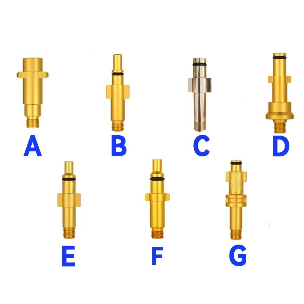 

Pressure Washer Quick Connector 1/4" to Spray Gun Wand Lance Bayonet Adapter 1/4" quick disconnect release fitting for Karcher