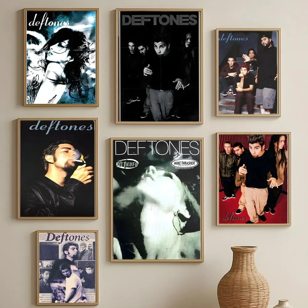 Singer D-DeftonesS Poster Versatile HD Waterproof Wall Art Self-Adhesive Decor for Any Space Ideal Gift