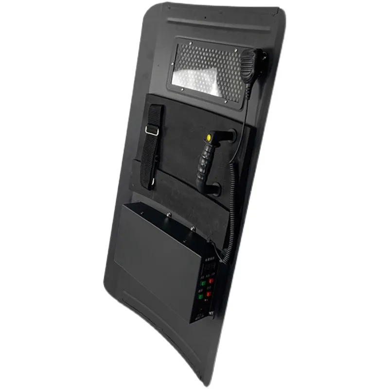 Riot shield multi-function ,Sound wave dispeller, pulsed light shield dazzling dispersing riot shield with Shouting function