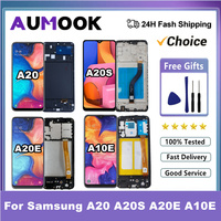 LCD For Samsung A20 A20S A20E A10E LCD Display Screen Touch Digitizer Assembly With Frame SM-A205F SM-A207F SM-A202F SM-A102U