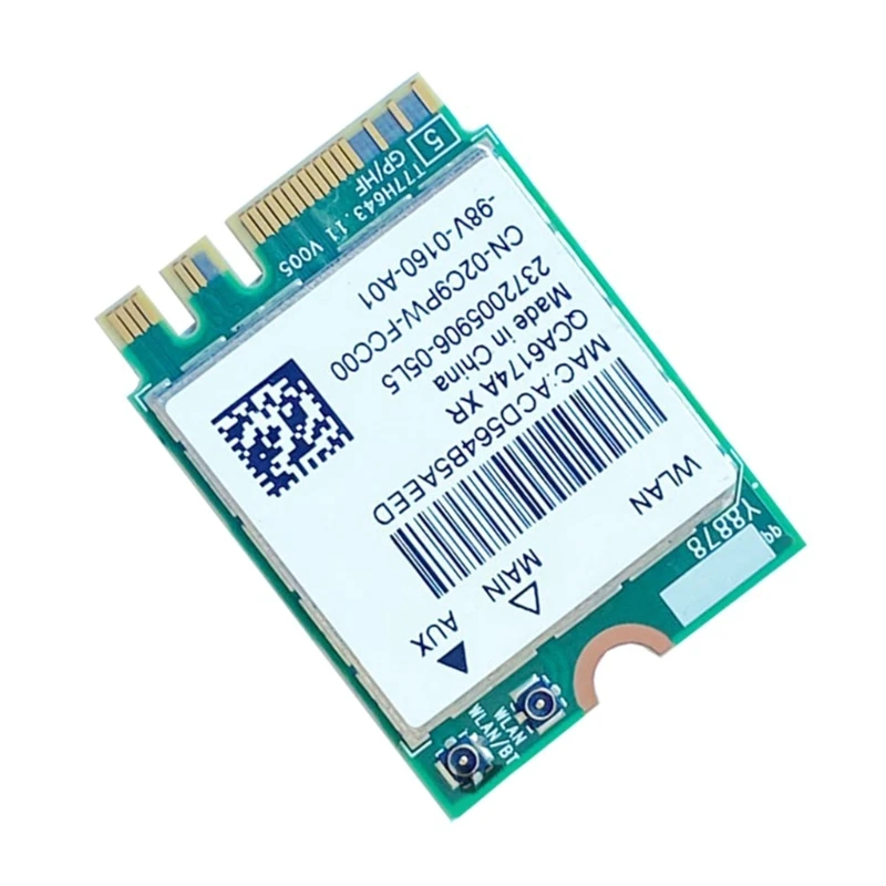 Card Mạng NGFF M.2, Mô-đun WiFi 802.11AC 867M 4.1 Băng tần kép 2.4G