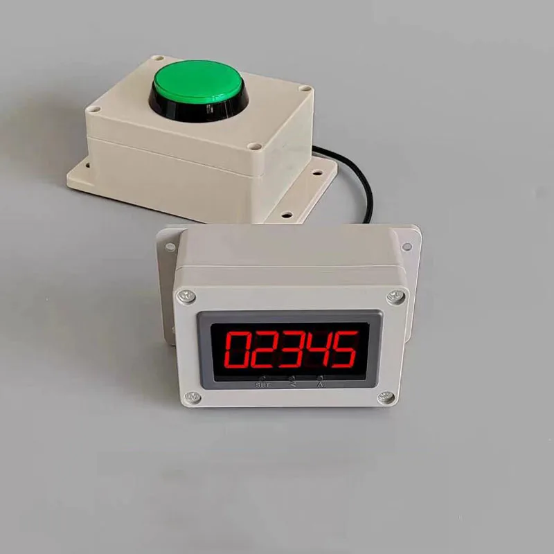 Digital Hand Tap Counter Large Button 5-Digit Display Easy to Read Counting Device for Various Applications