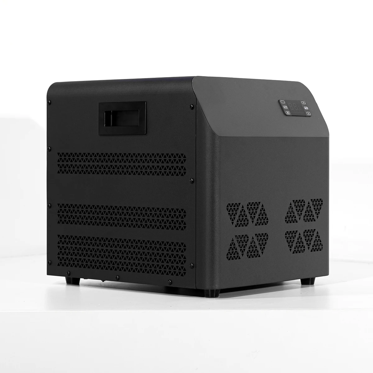 Outdoor 1/2p chiller 220v bath ice machine compressor built-in pump filter remote control