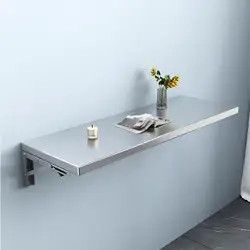 Drop Down Folding Concession Shelf Wall Mounted Shelf Bedroom Home Kitchen Floating Shelf for Serving Hotel Utility Room Bar