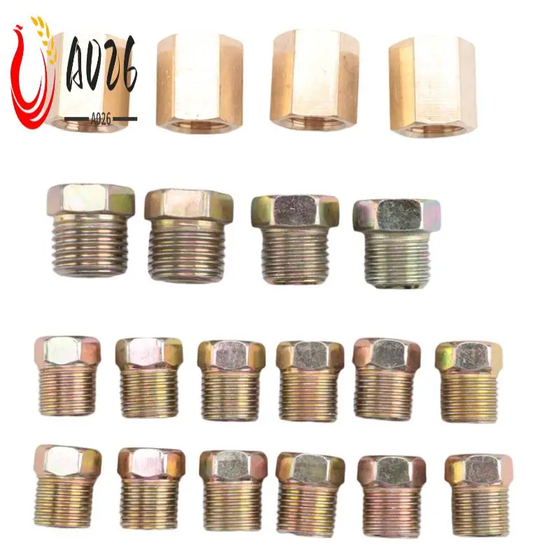 

A026-1/4 Brake Line - Brake Tubing Kit 25 Ft. With 16 Inverted Flare Fittings And 4 Unions+Double & Single Flaring Tool Kit