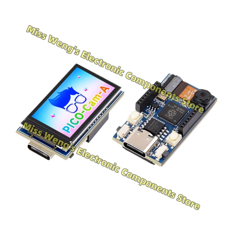 RP2040 development board 1.14-inch display screen grayscale camera image information collection PICO-Cam-A