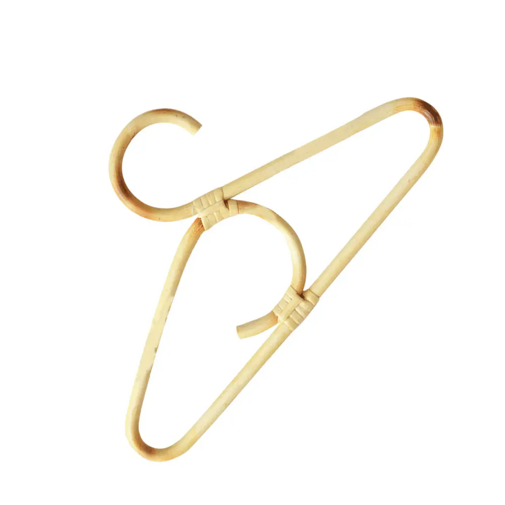 

Rattan Kids Clothes Hanger Double Hooks Practical Cartoon Photo Prop Home Supplies Closet ganizer Baby Garment Rack