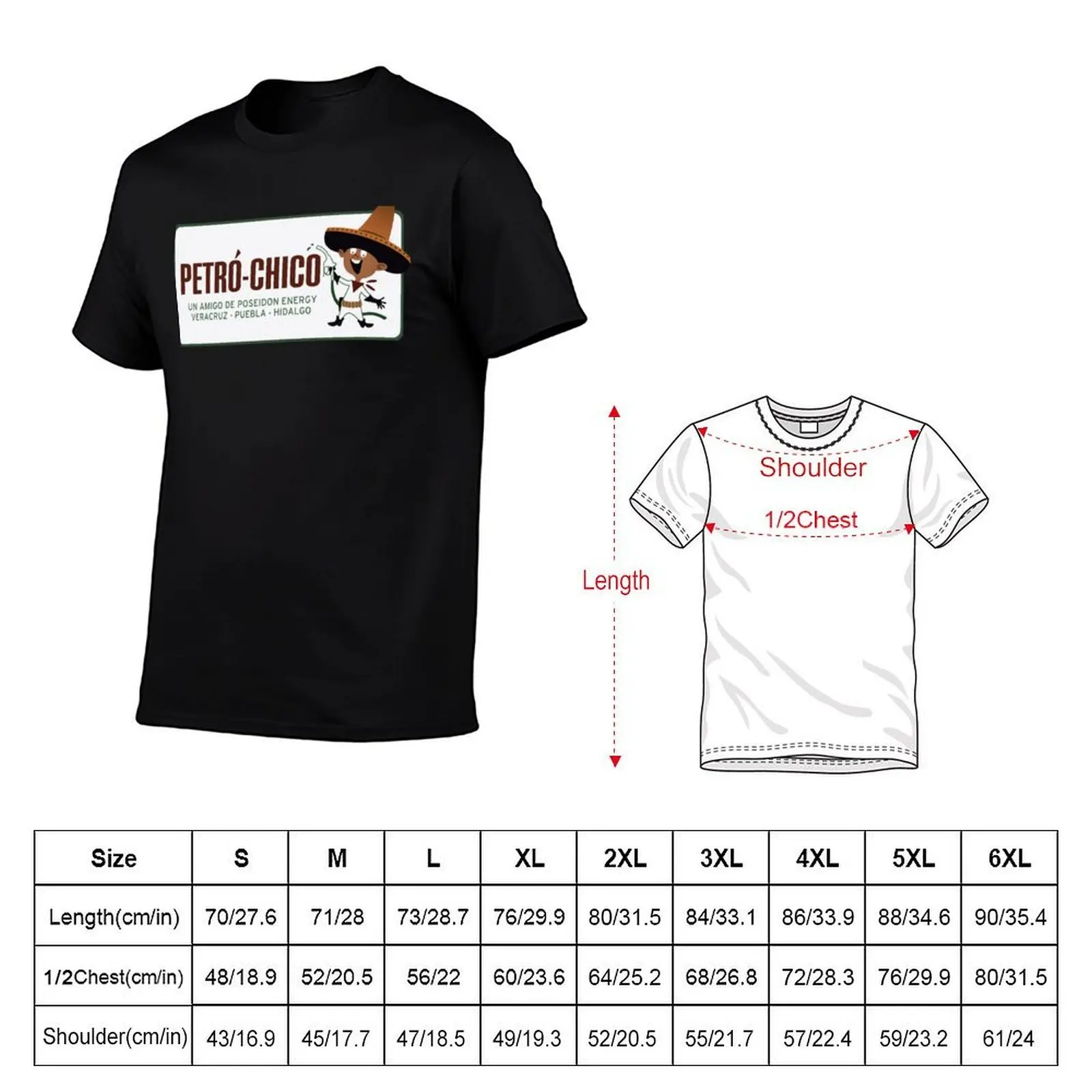 Petro Chico 2 T-Shirt custom shirt graphic t shirts plain black t shirts men