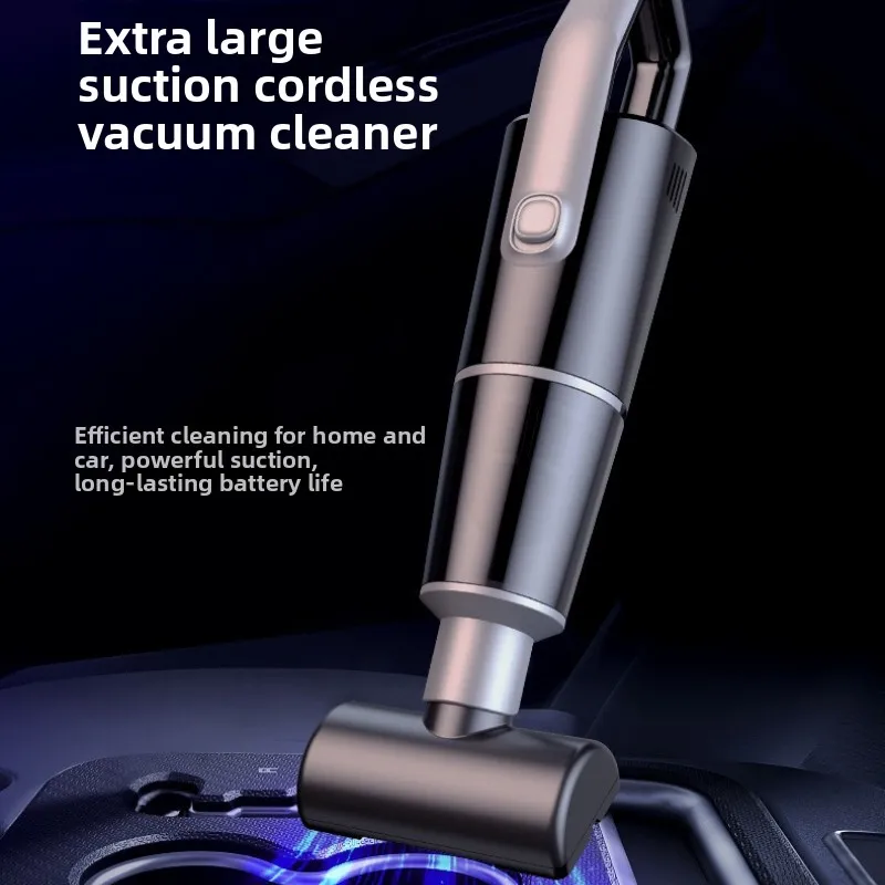 

Портативный беспроводной автомобильный пылесос с высокой мощностью всасывания, длительным временем автономной работы, ручной, компактный, для дома и автомобиля, двойного назначения