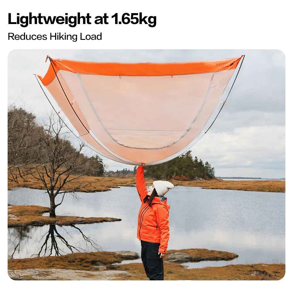 Camping Ultralight Tent, One Two Three Person, Quick Open Storage, Waterproof For Trekking Hiking