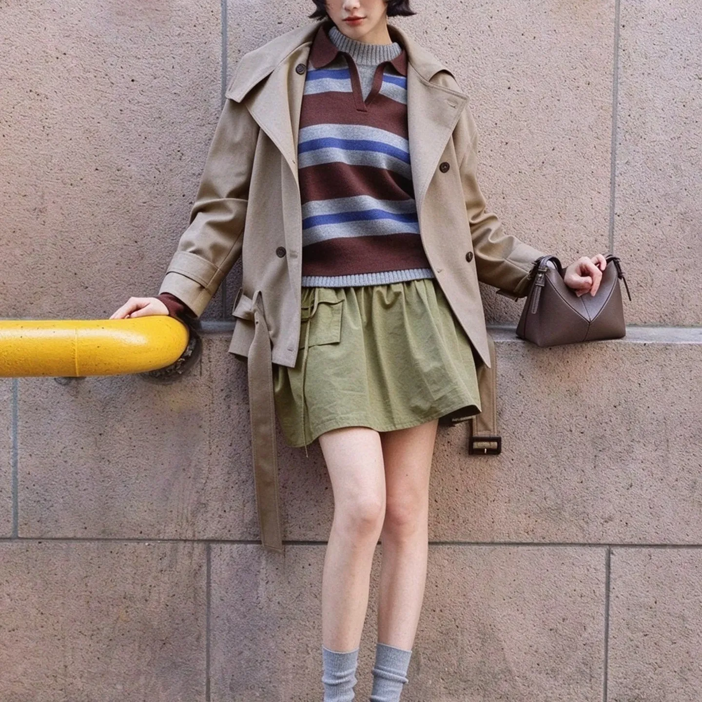 Casual Personality Short Skirt Women's High Waist Pleated Skirt Standard Edition 2026 Autumn Collection Zadata Brand