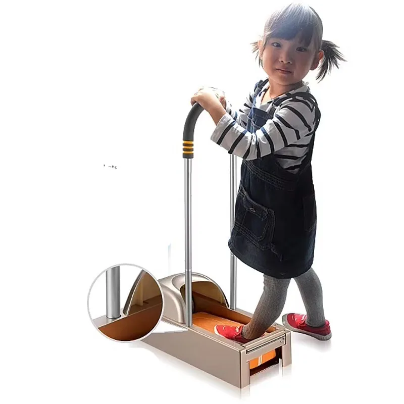 Shoe Covers Disposable Membrane Dispenser Sole Cover Clean Hands Free 600/1200 Pairs Automatic Shoe Cover Machine with Film