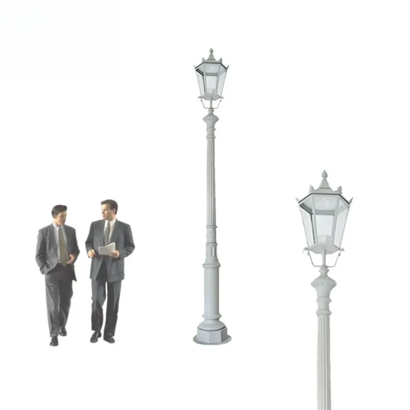 

retro double-headed LED garden light outdoor waterproof 3 meters garden landscape light community park antique street light