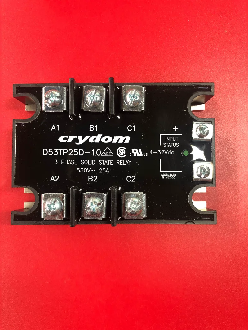2025 D53TP25D-10 مزيفة من CRYDOM عشوائي DC ثلاث مراحل مرحل الحالة الصلبة 25A ممتاز #1