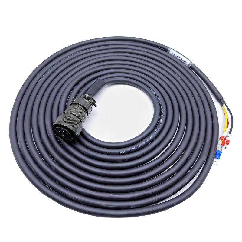 J3 J4 Servo Motor High-power Power Cable MR-PWCNS4-5M MR-PWCNS4 MR-PWCNS5 22-22S 18-10S Aviation Plug