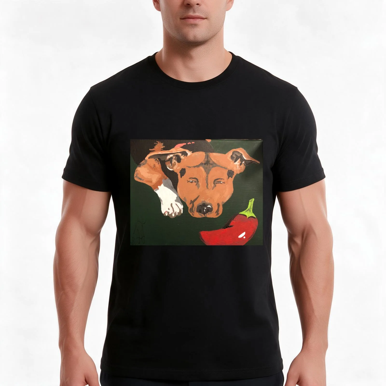 The Spicy Chilli T-Shirt Summer Casual Cotton Tee Oversized Streetwear Tops Vintage Graphic Print Loose Fit Short Sleeve
