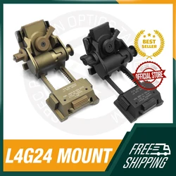 2024 New helmet accessories In CNC Metal L4G24 NVG Mount Aluminum Mount Fit For OPS Core Shroud Fast Wendy Helmet Mich Mount