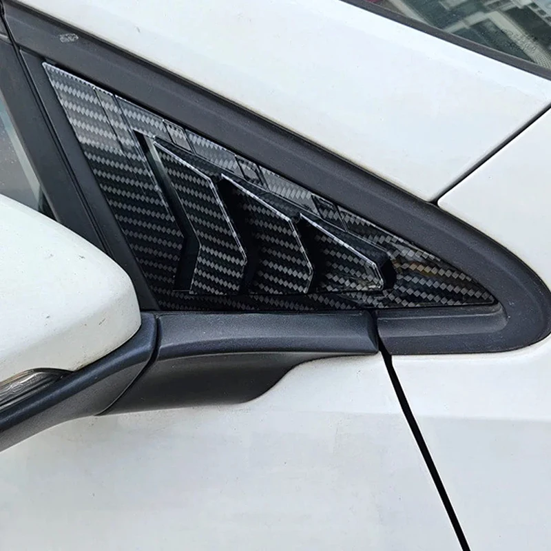 Car Front Rear Window Louvers For Volkswagen VW Golf MK7 7.5 GTI R 2014-2020 Side Shutter Blind Shades Cover Car Accessories