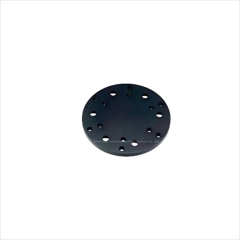 カスタム黒アルマイト処理されたアルミニウム CNC 部品