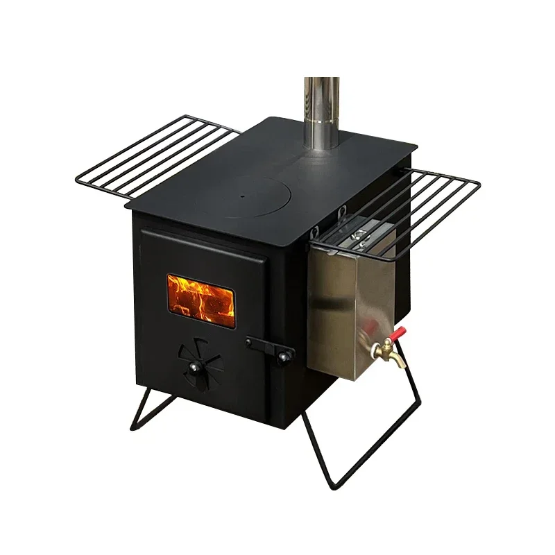 hot sale indoor/outdoor heating and cooking wood burning tent stove popular in europe