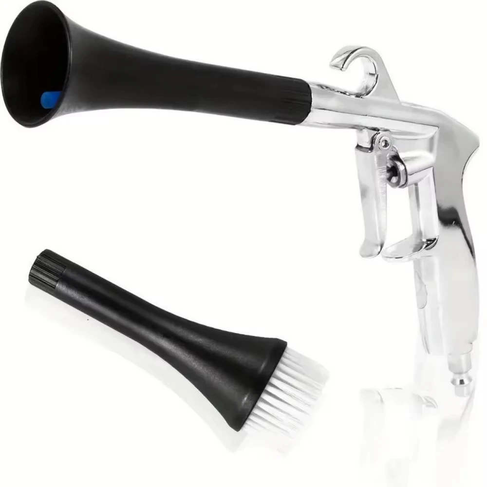High Pressure Pneumatic Tornado Cleaning Gun Portable Air Compressor Dust Blower Auto Interior Detailing Maintenance Tool view 2