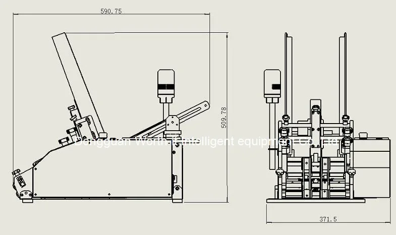 Single Sheet Feeder Auto Bag Feeder Automatic Card Counting Machine Feeder Packaging Machine