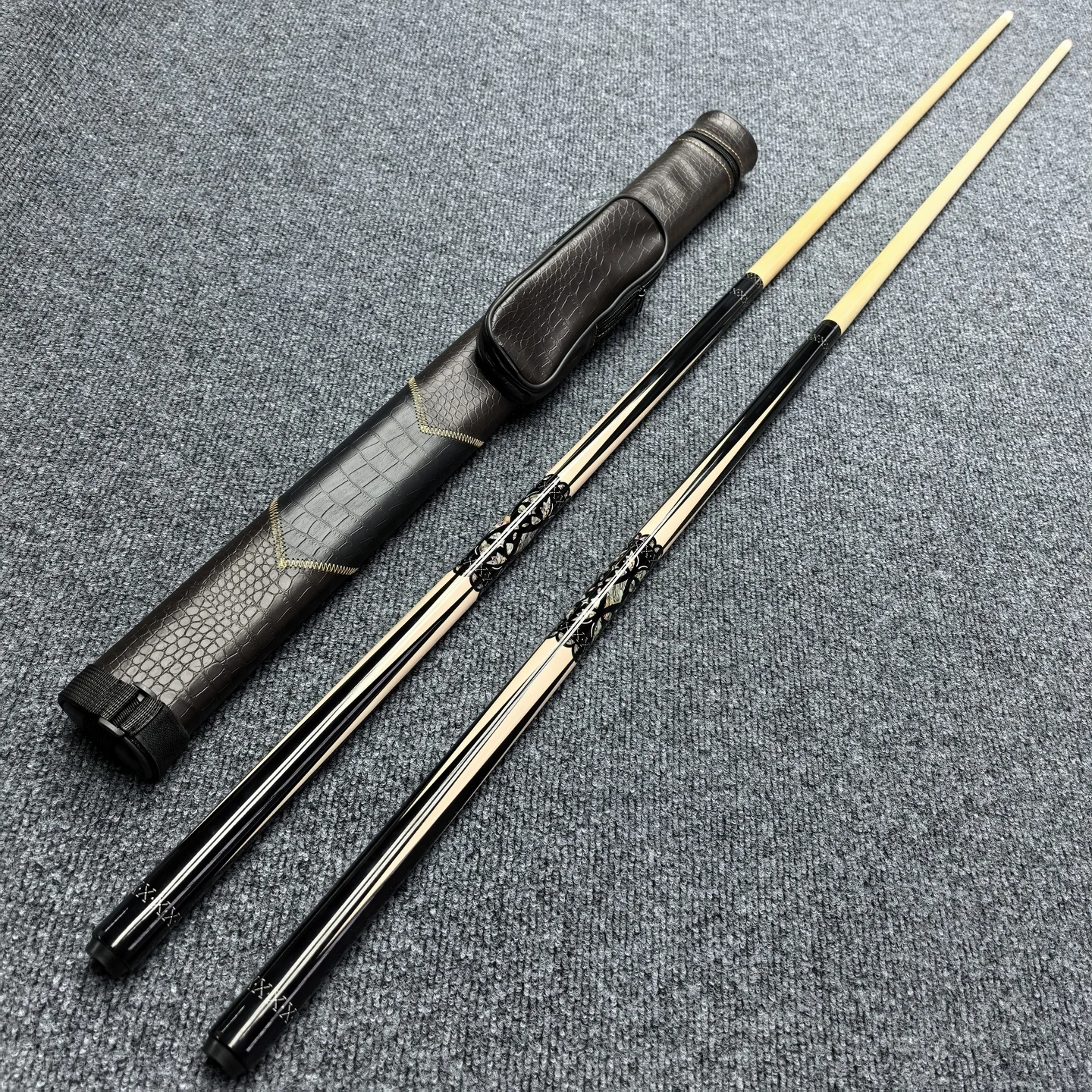 Billiards bar barrel set, premium texture design, 1/2 split design, stable interface, stable playing sensation