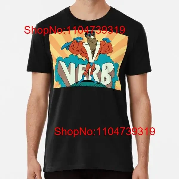 تي شيرت Verb S to 5XL مصنوع في الاتحاد الأفريقي والولايات المتحدة الأمريكية، ملابس كلاسيكية مغسولة كاجوال متعددة الاستخدامات بتصميم جرافيك قليلاً
