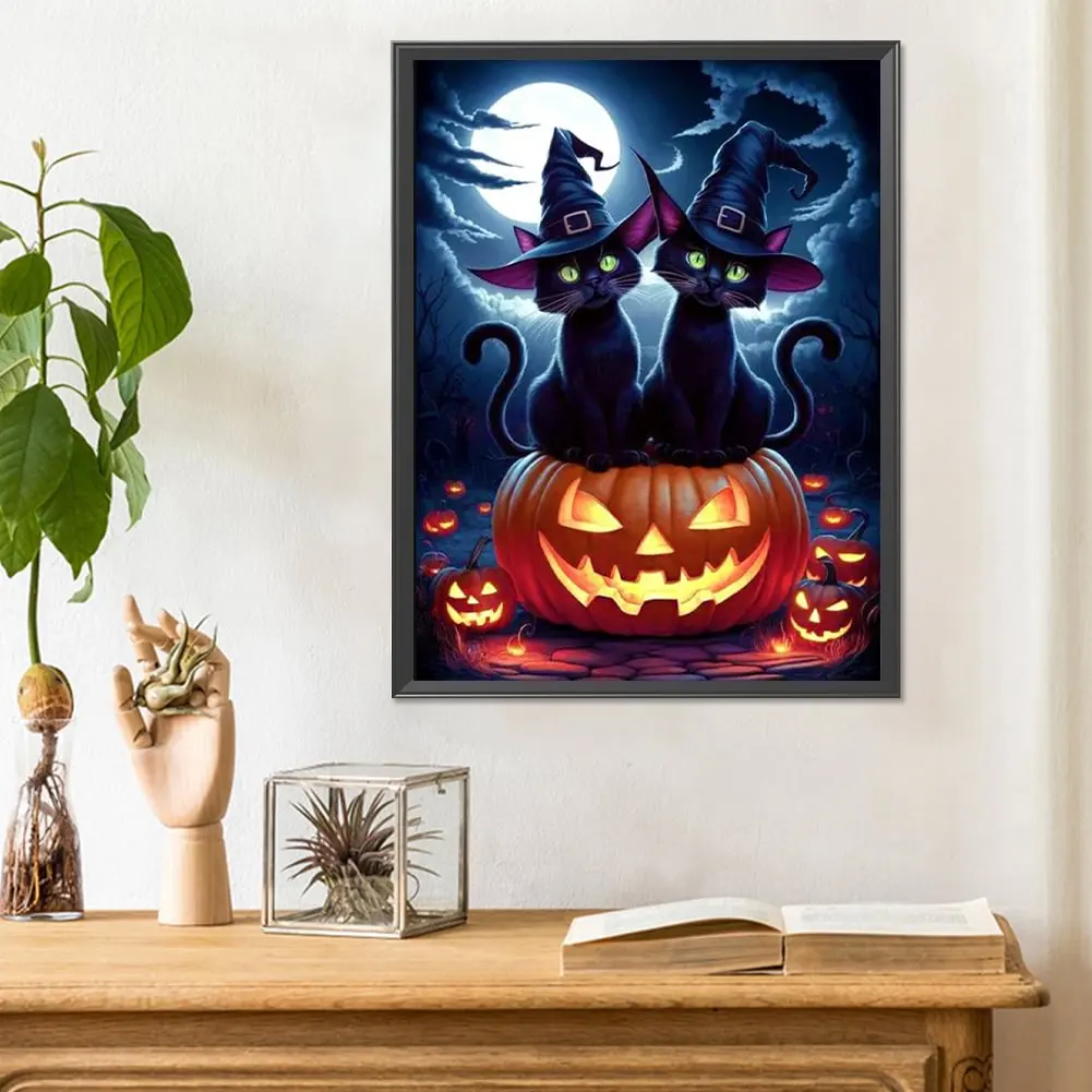 Hallowen Picture Diy Diamond Painting Cross Stitch Kits Full Square Diamond Mosaic Embroidery Sale New 2024 For Home Decor Gift