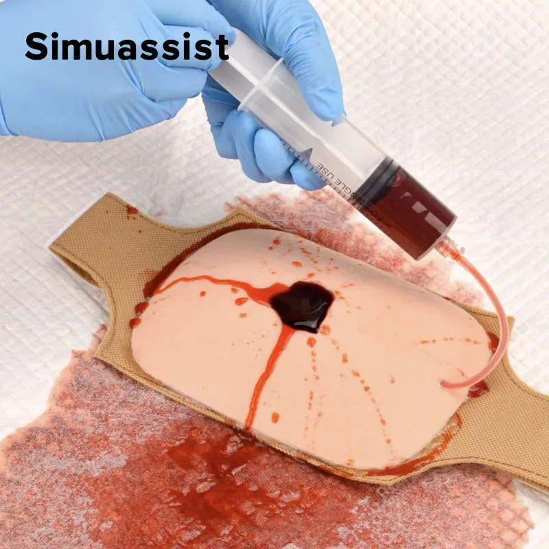 Wearable Wound Packing Trainer Kit Stop The Bleed Kit for hemostasis Wound Training Wound Moulage Training Kit