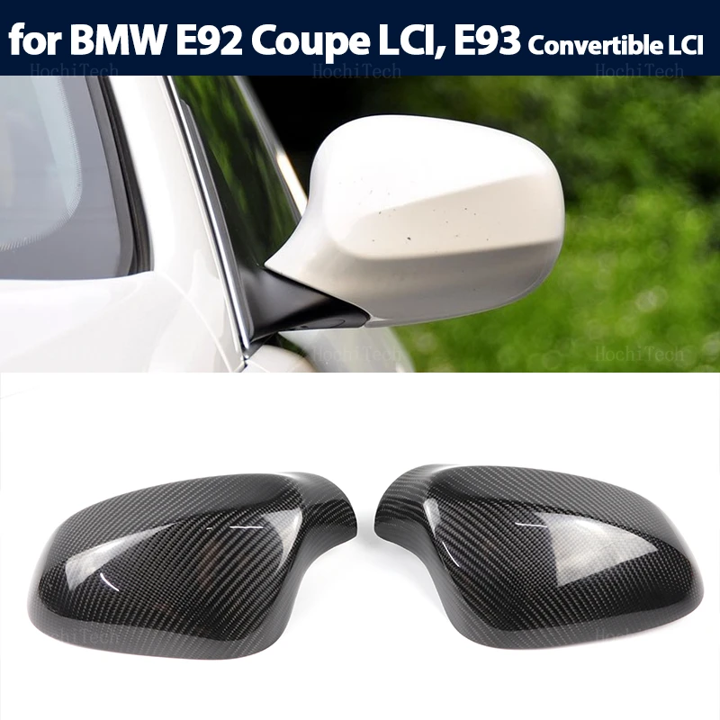 

Real Carbon Fiber Rearview Mirror Cover Cap Sticker Add-on for BMW 3 Series E92 coupe LCI 2010-2013 E93 Convertible LCi 2009-13